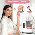 3 IN 1 Electric Makeup Brush Cleaner Machine With Dryer, USB Portable Automatic Cosmetic Brushes Cleaner. 