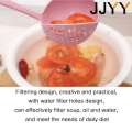 2 in 1 Long Handle Soup Spoon Strainer Home Cooking Colander Kitchen Ladle Dual Use Tableware. 