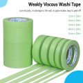 15M Professional Art Latex Paint Washi Tape Weak Viscous No Trace Separation Paper DIY Decoration Self-Adhesive Masking Tape Indoor. 