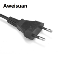 Aweisuan 【Good sharing!】TV EU Power Cord 2m 2.5m AC Power Cord Cable C7 Extension Cord For Vizio Hisense TCL Sony Samsung LG TV Projector Radio Speakers. 