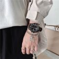 Watch for Men and Women Ethnic Style Simple Junior High School Student Cool Quartz Watch. 