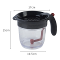 ARELENE 2X Kitchen Tool Fat Separator with Bottom Release Fat Separator with Strainer Soup Residue Oil Filter Separate. 