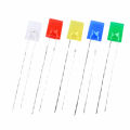 100pcs 2x5x7mm 2*5*7 Square LED diodes light emitting diode blue red green white yellow electronic DIY kit. 