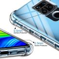 Clear case for Redmi Note 9  - Transparent Soft Shockproof Crystal TPU Back Cover with Edges. 