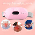 Menstrual Heating Pad Smart Warm Palace Belt Relief Waist Pain Cramps Vibrating Abdominal Massager Electric Waist Belt Device. 