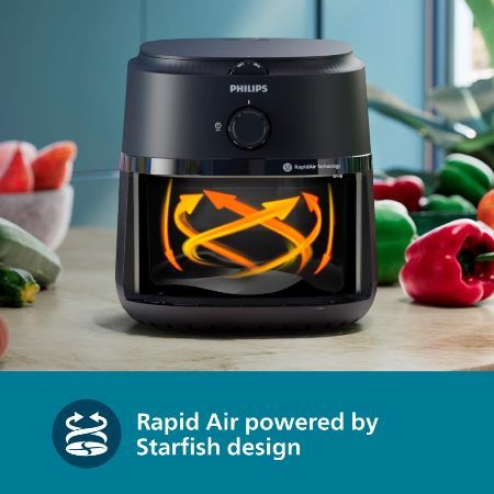 Philips%20Air%20Fryer%20NA130/00,%201700%20Watt,%206.2%20Liter,%20With%20Rapid%20Air%20Technology%20(Black),%20Extra%20Large%20-%20Image%204
