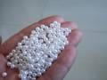 4mm 50 Gram Packet Round White Pearl Plastic Beads.. 