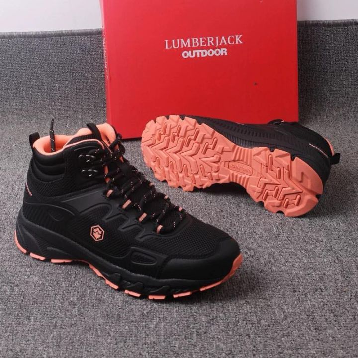 Lumberzack 100% Waterproof Black Lace-Up Goretex Trekking Hiking