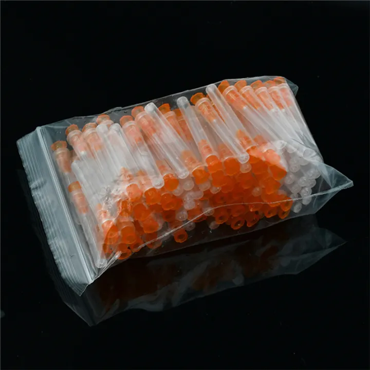 100%20Pack%2025Ga%205/8%20Inch%20Injection%20Needle%20with%20Cap%20Orange%20Stainless%20Steel%20for%20Animal,%20Pet,%20Poultry%20and%20Industrial%20Dispensing%20Needle%20Accessories%20-%20Image%205