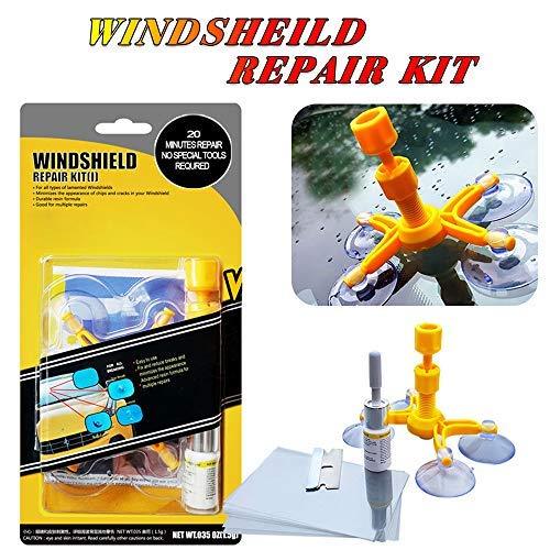 Windshield Repair Kit  Glass Repair Kit to Fix Auto Glass Windshield Crack  Scratch