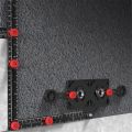 1Pcs New 6/9/12 Folds Multi Angle Ruler Finder Perforated Mold Tile Hole Measuring Ruler Aluminium Alloy Universal Locator Drill Guide Template Tool. 