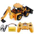 Wireless Remote Control JCB Construction Loader Excavator Truck Toy Model. 