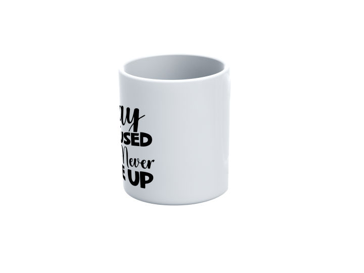 "Stay%20Focused%20And%20Never%20Give%20Up"%20Motivational%20Quote%20Printed%20Ceramic%20Mug%20-%20Image%202
