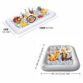 Summer PVC Inflatable Serving Bar Multi-functional Lightweight Inflatable Floating Tray Portable Drink Tray Pool Float Tray Picnic. 