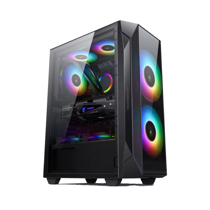 Big Windmill Gaming PC Cabinet with 4 RGB FAN | Daraz.com.np