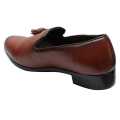 Brown Leather Loafer Formal Shoes For Boys. 