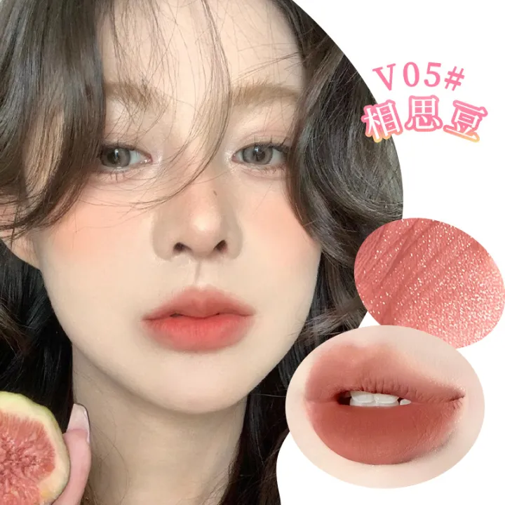 xixi%20does%20not%20redeem%20fairy%20tale%20fog%20lip%20gloss%20velvet%20matte%20low%20saturation%20pure%20desire%20girl%20affordable%20white%20lipstick%20-%20Image%208