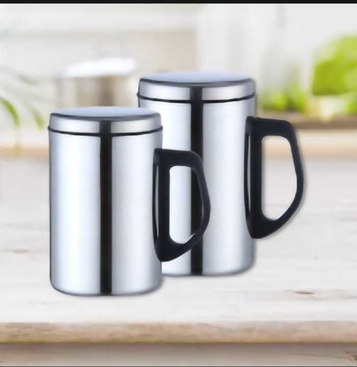 Stainless Steel Double Wall Insulated Vacuum Flask Thermo Cup 350ML ...