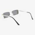 Rectangular Shape Metal Frame Sunglasses For Unisex. 