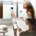 Jmary MF-5 Smart Video Doorbell with HD Camera, Night Vision, Two-Way Talk, Motion Detection & Free Cloud Storage - Wireless Door Bell for Home Security. 