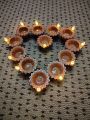 Water Sensor Magic Led Diyo, E-Diya, Warm Orange Ambient Lights, Battery Operated Led Candles for Home Decor (Pack of 3, 6,9 and 12 Pcs) With Backup Of ( 25hrs+ & 40hrs+ ) By Bijulipasal. 