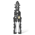 1 Piece 25-In-1 Multifunction Wire Strippers Electeical Wire Stripper Tool As Shown Chrome Vanadium Steel 8Inch Multifunctional Electricion Pliers. 