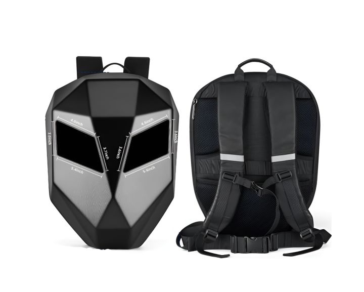Led%20Eye%20Backpack%2025%20L%20Laptop%20Backpack%20For%20Motorcycle%20Diy%20Programmable%20Color%20Screen%20Travel%20Bag%20(Black)%20-%20Image%208