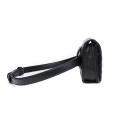 Women Solid Color Soft Pu Leather Waist Bag Casual Ladies Fanny Pack Waist Bag. 