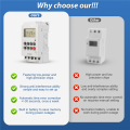 Sojhoop Tm630S-4 12V Seconds Control Timer Switch Large Screen Digital Display Hot Pin Voltage Output Time Controller. 