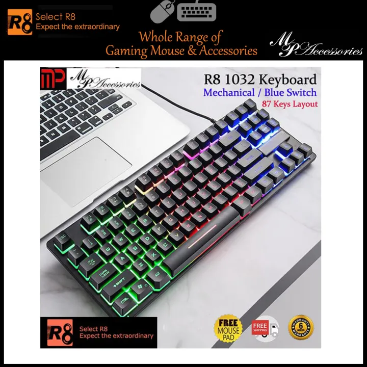 R8%201032%20Mechanical%20Gaming%20Keyboard%20%7C%20Tenkeyless%20Keyboard%20%7C%20100%25%20Genuine%20-%20Image%203