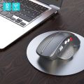 Wireless Vertical Mouse 2.4G Ergonomic Vertical Gaming Mouse 6-Button Design Aluminum Alloy Side Scroll Wheel Anti-Mouse Hand 10m Wireless Reception. 