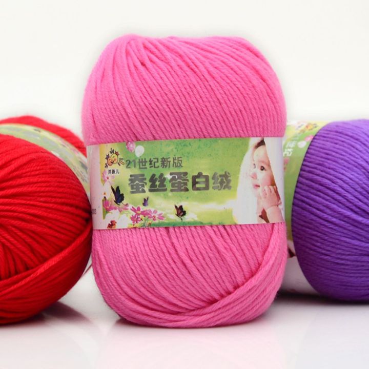 Benang Kait Baby Yarn Crochetyarn Milk Cotton Cotton Yarn Knitting Yarn Soft