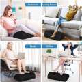 Comfort All-Day Pain Relief & Leg Support Stool Under Desk Foot Rest Ergonomic for Home Office Work, Gaming. 