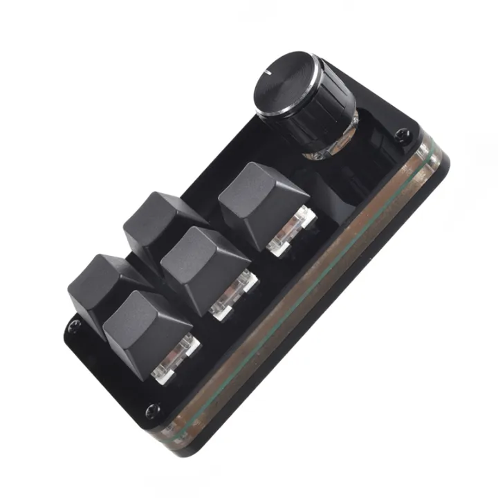 Mini Keyboard 5 Key 1 Knob Gamer Programmable Keyboard DIY Hot Swap ...