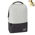 CAT Backpack with USB (CAT83730-296Off-White/Dark Grey). 