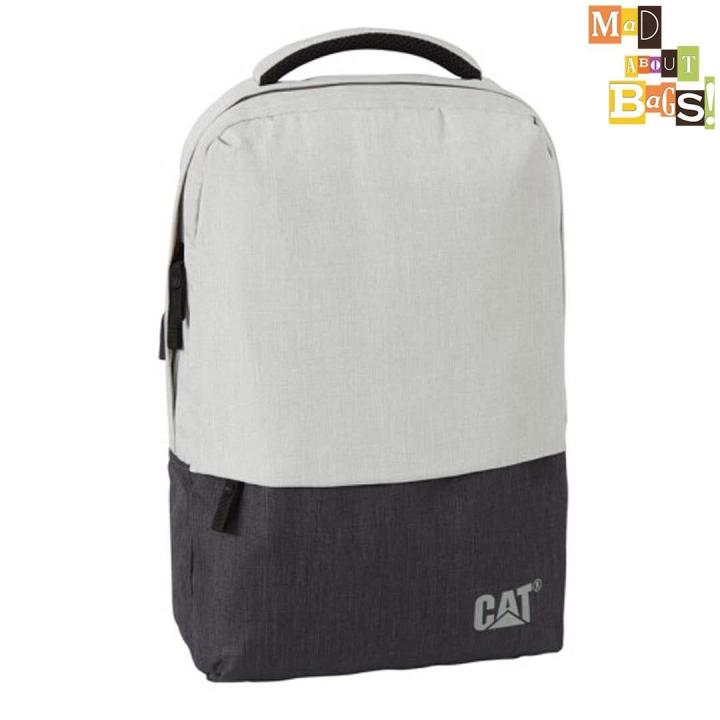 CAT Backpack with USB (CAT83730-296Off-White/Dark Grey)