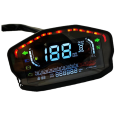 Digital Motorcycle Speedometer LED Dashboard RPM for Parts Accessories. 