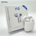 Wenefang i12 Airpods TWS Bluetooth Earphone Headset Airpods Pro Full Set with Box True Wireless Luxury Bluetooth Headset 5.0 Touch Control Earbuds for Android and iOS Mobile Phones. 