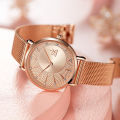 SK Women's Watch Women's Diamond Set Retro Rivet Diamond Pattern Dial Watch Steel Mesh Belt 2-pin Quartz Watch Cross border 0093. 