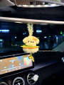Hamburger Puppy Rearview Mirror Hanging Decoration Car Accessories Interior Ornament Cute Healing Doll for Women. 