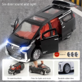 High Quality Simulation Toyota Alphard Car Model with Lighting Sound Open-able Doors Simulation Toy Inertia Car Toy Gift. 
