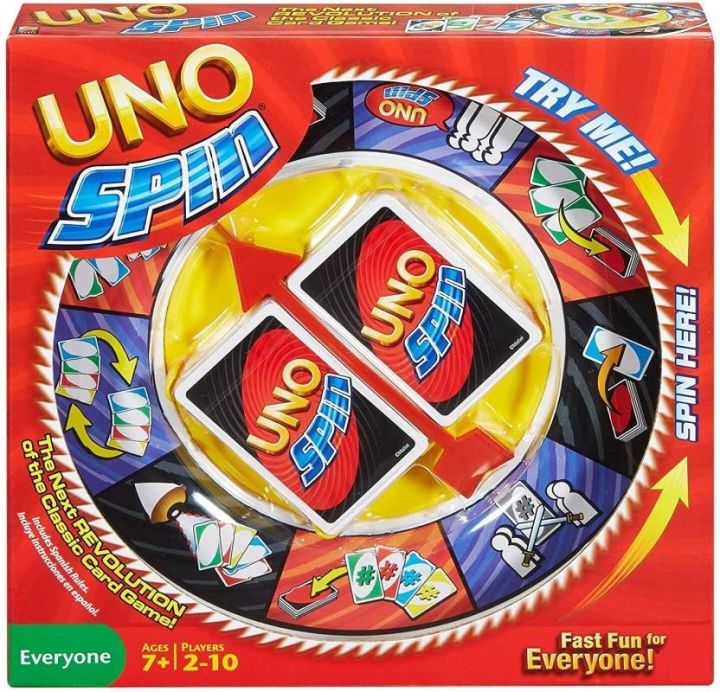 UNO Spin Party & Fun Board Game