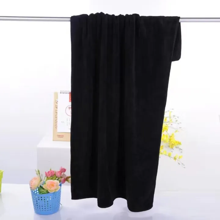 Black%20Thick%20Towel%20Barber%20Shop%20Makeup%20Table%20With%20Soft%20Super%20Absorbent%20Hair%20Luolong%20-%20Image%206