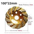 High Quality 100mm Diamond Grinding Disc High Hardness Durable Diamond Grinding Wheel Professional Wear-resistant Wood Carving Disc Wheel For Concrete Granite Stone Ceramic. 