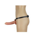 Vibrating Unisex Hollow Strap On 6.5. 