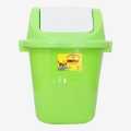 Green Color Gem Plastic Swing Dustbin 409. 