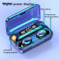 Sutuiying F9 TWS Wireless Earphones Bluetooth Headphones Waterproof LED Display Earbuds with Charging Box Sports Noise Reduction Headset. 