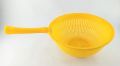 With Handle -Easy to Strain Pasta , Noodles , Vegetables etc. 