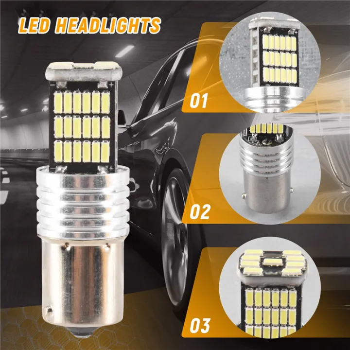 NAMUNY%202X%201156LED%20Canbus%2015%20SMD%20BA15S%20P21W%20High%20Power%20White%206000K%20Car%20Brake%20Tail%20Light%20-%20Image%204