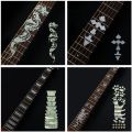 High Quality Electric Guitar Parts Beautiful Ultra Thin Stickers Cross Inlay Decals Guitarra Accessories Fretboard Sticker. 